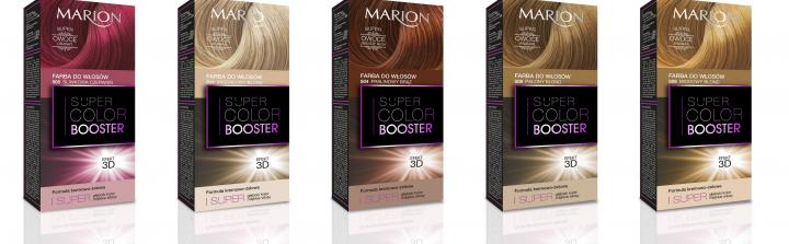 Trwała koloryzacja włosów z farbami Super Color Booster Marion